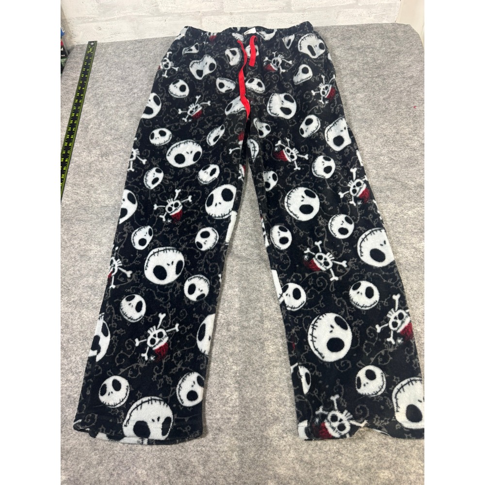 Disney Nightmare Before Christmas Jack Skellington Fleece Pajama Pants Mens L